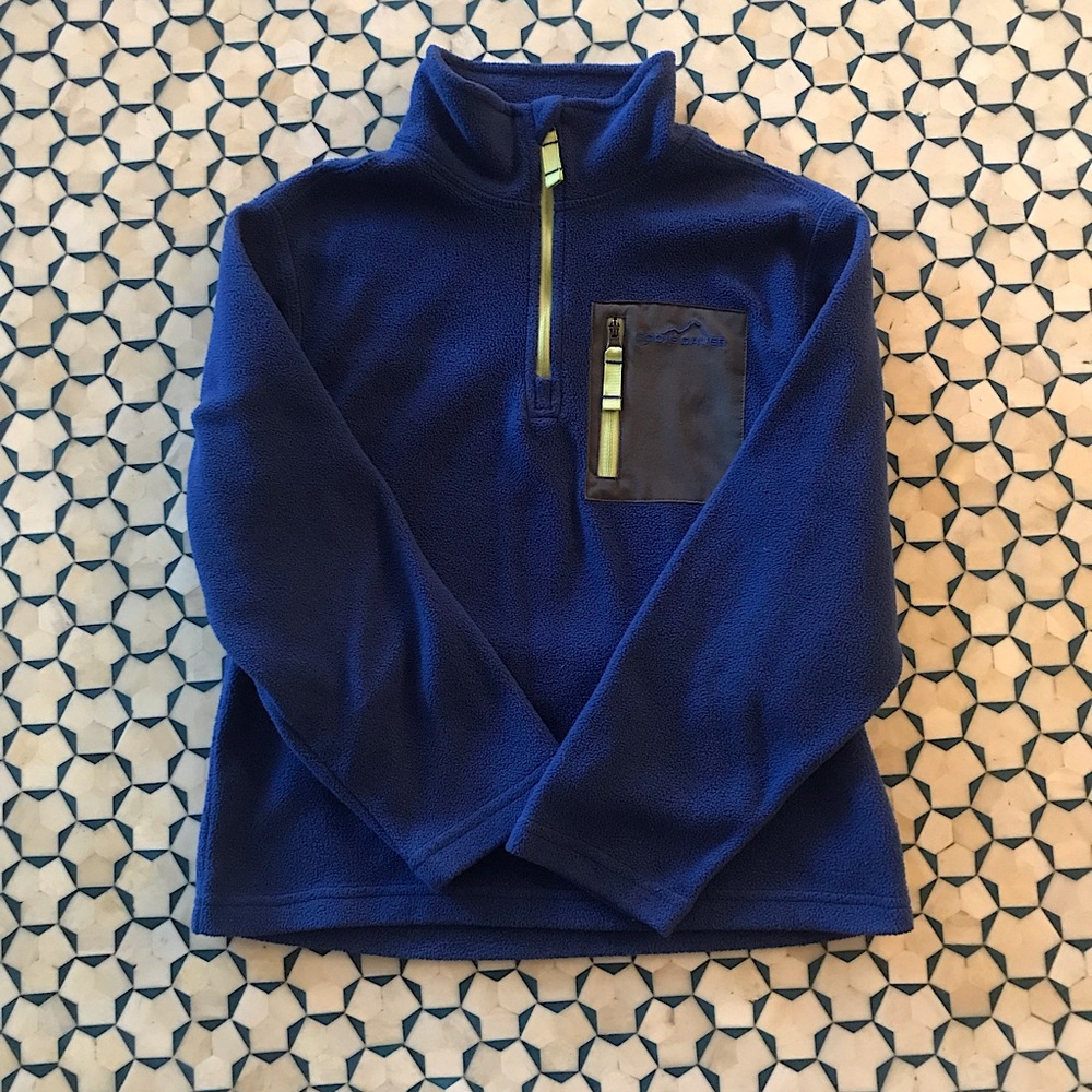 Eddie Bauer Blue Fleece Pullover size S(kids)